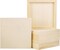 8 Pack Wood Panels 8 x 8 Inch Unfinished Wood Canvas Wooden Panel Boards for Painting, Pouring, Arts Use with Oils, Acrylics